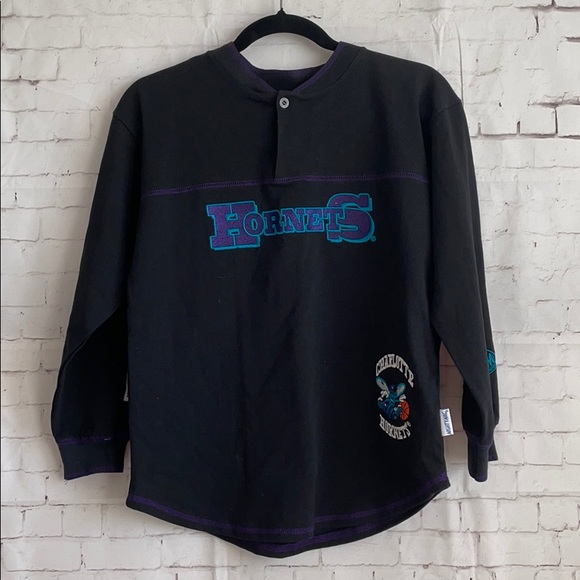Vintage Hornets Top boys size 12/14 - Picture 1 of 16